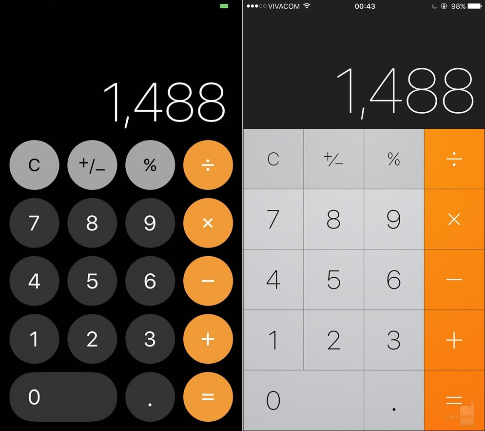 ios11-vs-ios10-Calculator