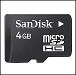 Sandisk MicroSD 4GB