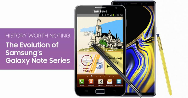 samsung note series list