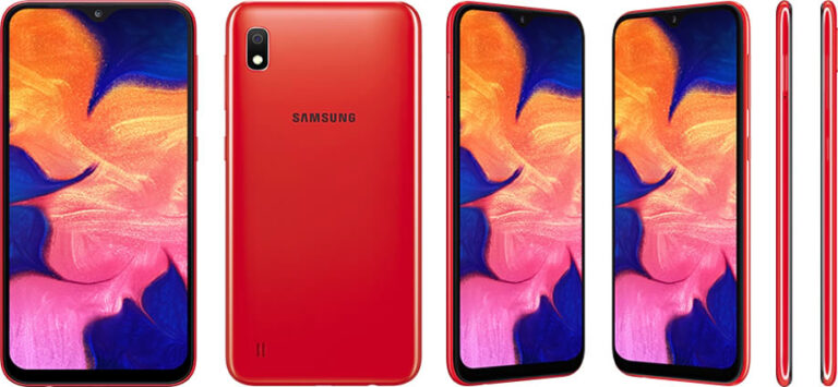 samsung galaxy a10 red