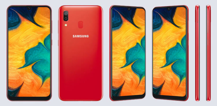 samsung a30 red