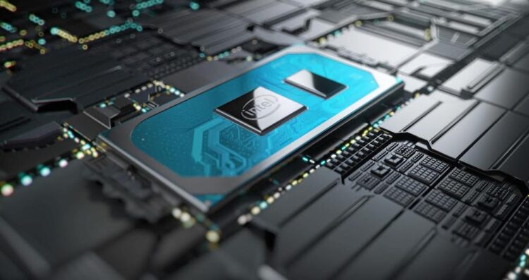 A photo released May 28, 2019, at Computex 2019 shows the 10th Gen Intel Core processor. 10th Gen Intel mobile  processors unveiled at Computex enable fast, immersive experiences with up to 4 cores and 8 threads, up to 4.1 GHz max turbo frequency and up to 1.1 GHz graphics frequency. (Source: Intel Corporation)