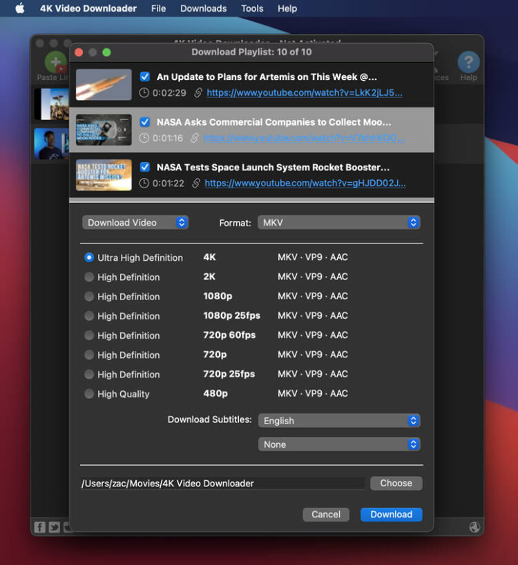 4k video downloader mac key