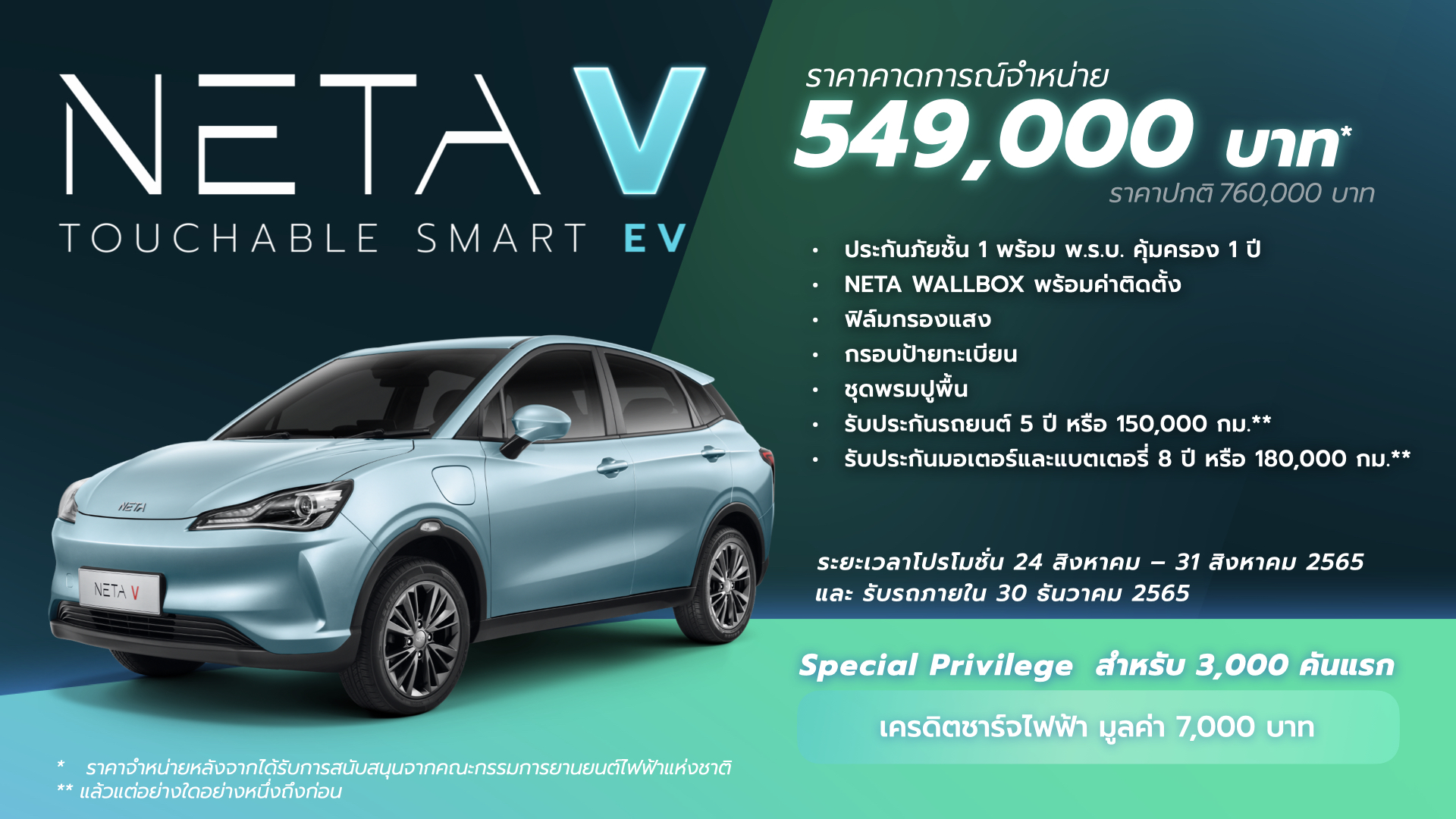 NETA V, a 100 electric car, city car style, opens the official price